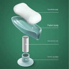 Plastic Soap Dish and Folding Basin Set for Home Use