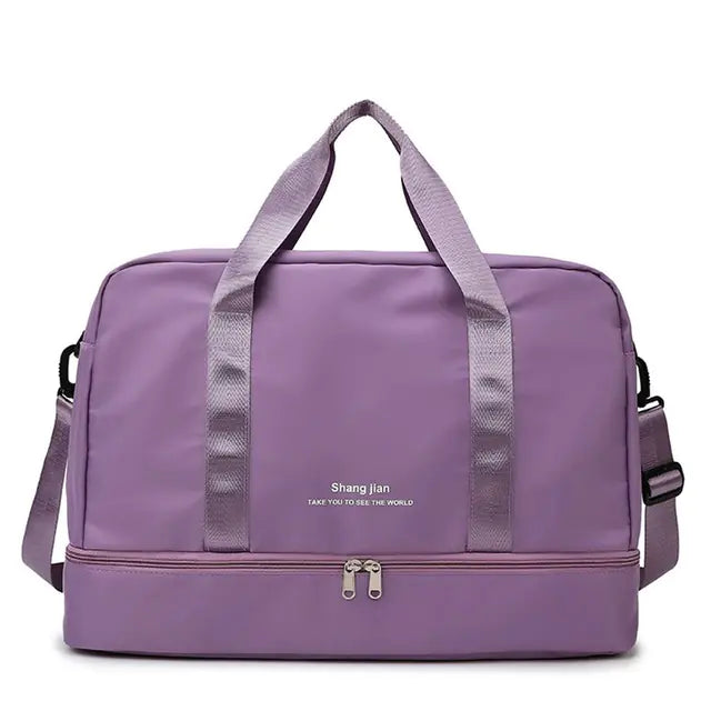 Large Capacity Waterproof Nylon Travel Bag for Camping