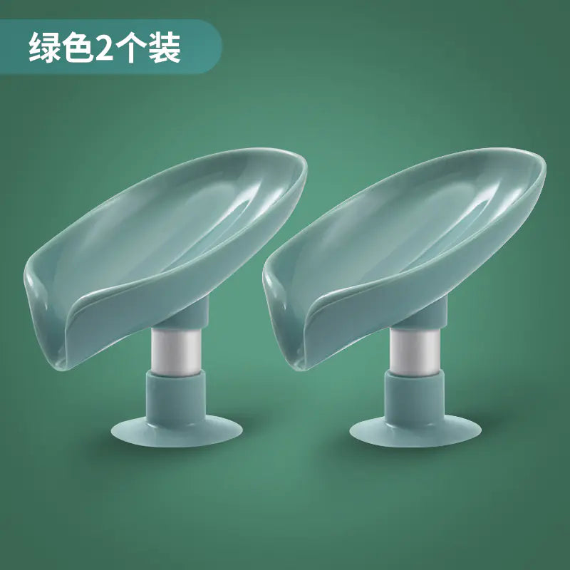 Plastic Soap Dish and Folding Basin Set for Home Use