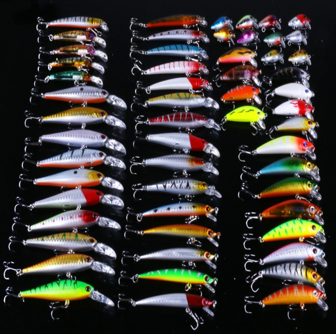 Fishing Lure Set with Bait