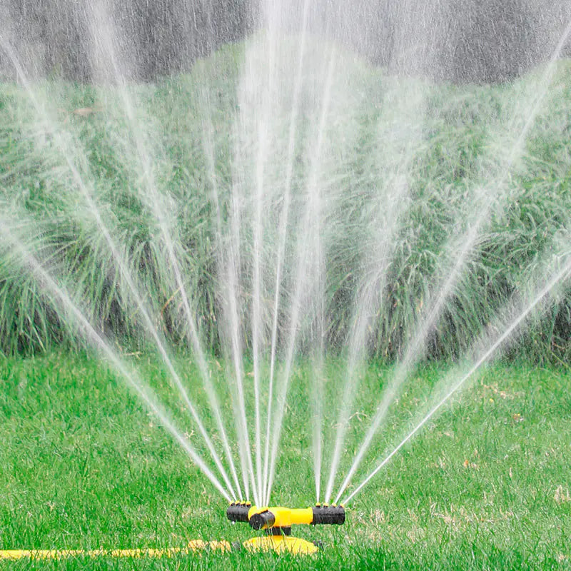 360-Degree Automatic Rotating Three-Fork Sprinkler