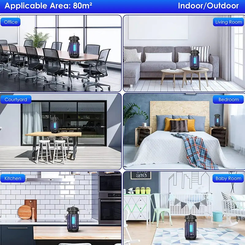 Electric Mosquito Killer Lamp with 20W UV Light, 860ft²