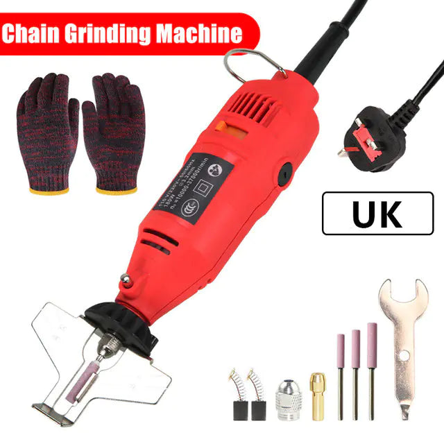 Electric Chainsaw Sharpening Kit with Grinder Tool