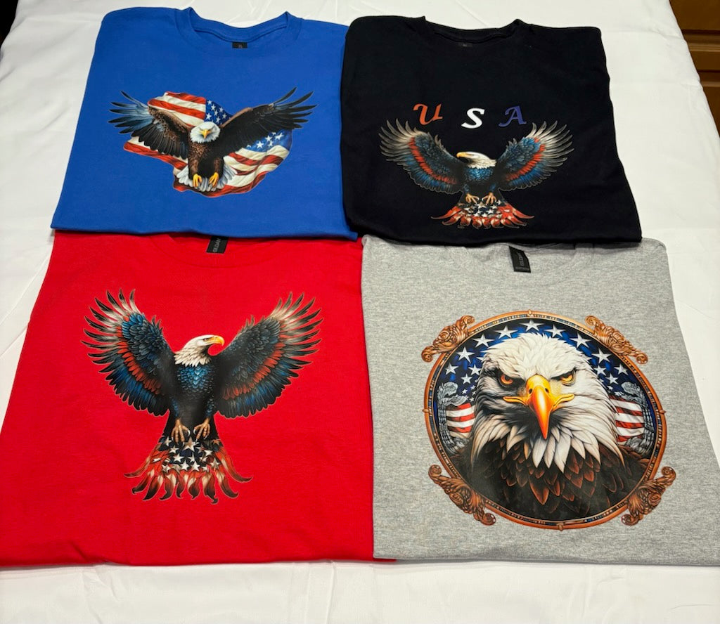 Custom Print T-shirts Patriotic
