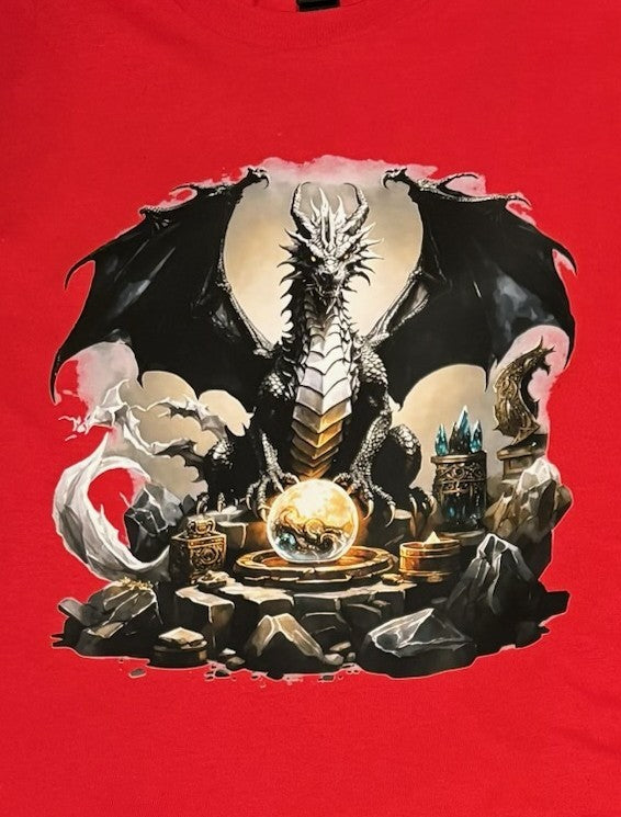 Custom Print T-shirt - Dragons and Lion