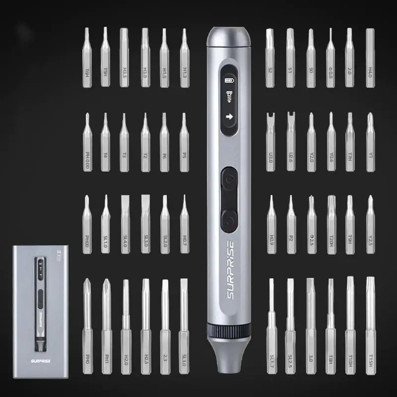 Portable 50-in-1 Rechargeable Electric Screwdriver Set