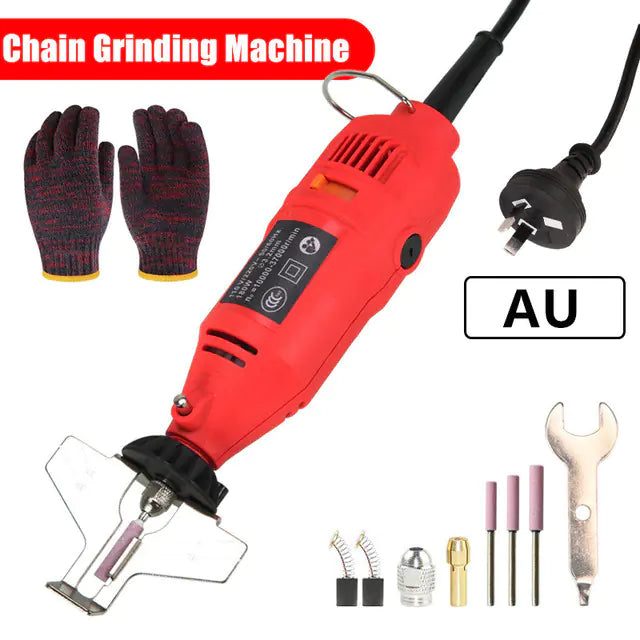 Electric Chainsaw Sharpening Kit with Grinder Tool