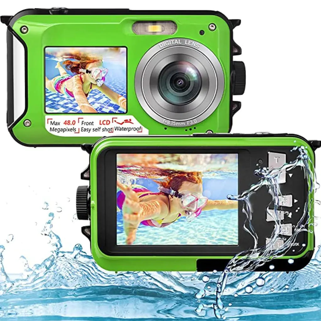 4800MP Waterproof Underwater Camera for Snorkeling