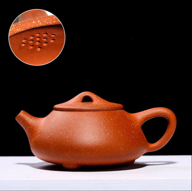 Yixing Teapot with Original Dragon Blood Clay Material