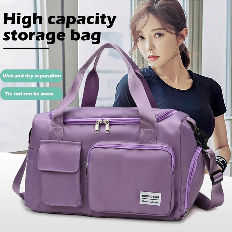 Large Capacity Waterproof Nylon Travel Bag for Camping