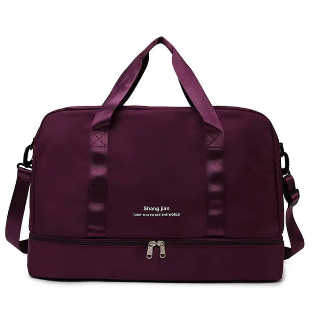 Large Capacity Waterproof Nylon Travel Bag for Camping