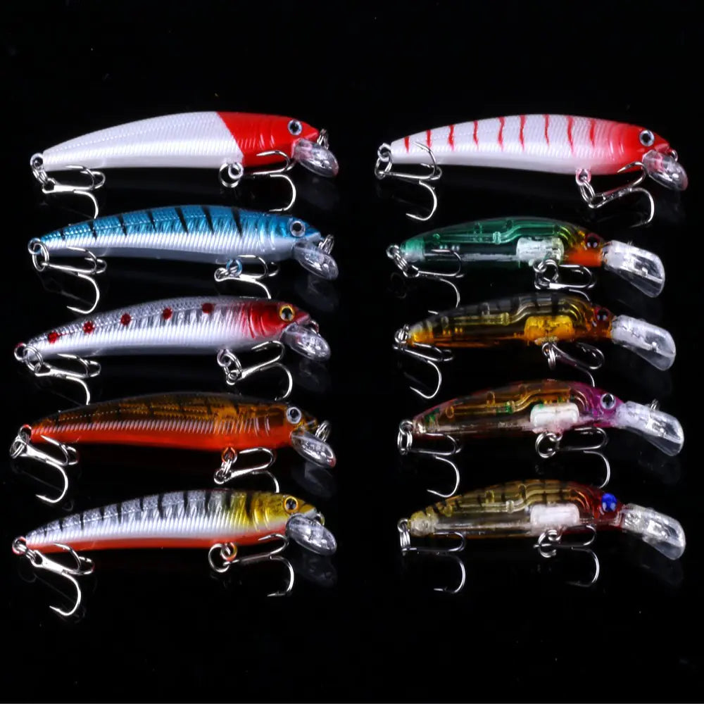 Fishing Lure Set with Bait