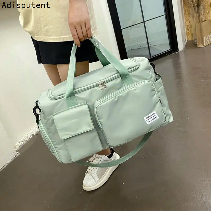 Large Capacity Waterproof Nylon Travel Bag for Camping