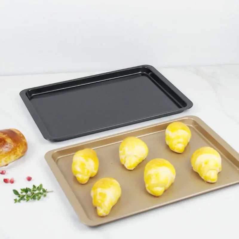 Carbon Steel Rectangular Baking Pan for Muffins & Cookies