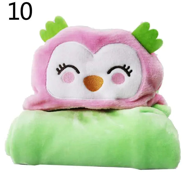 Fluffy Hooded Bath Towels for Children