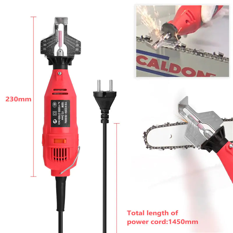 Electric Chainsaw Sharpening Kit with Grinder Tool