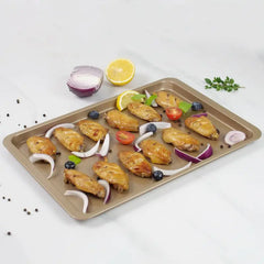 Carbon Steel Rectangular Baking Pan for Muffins & Cookies