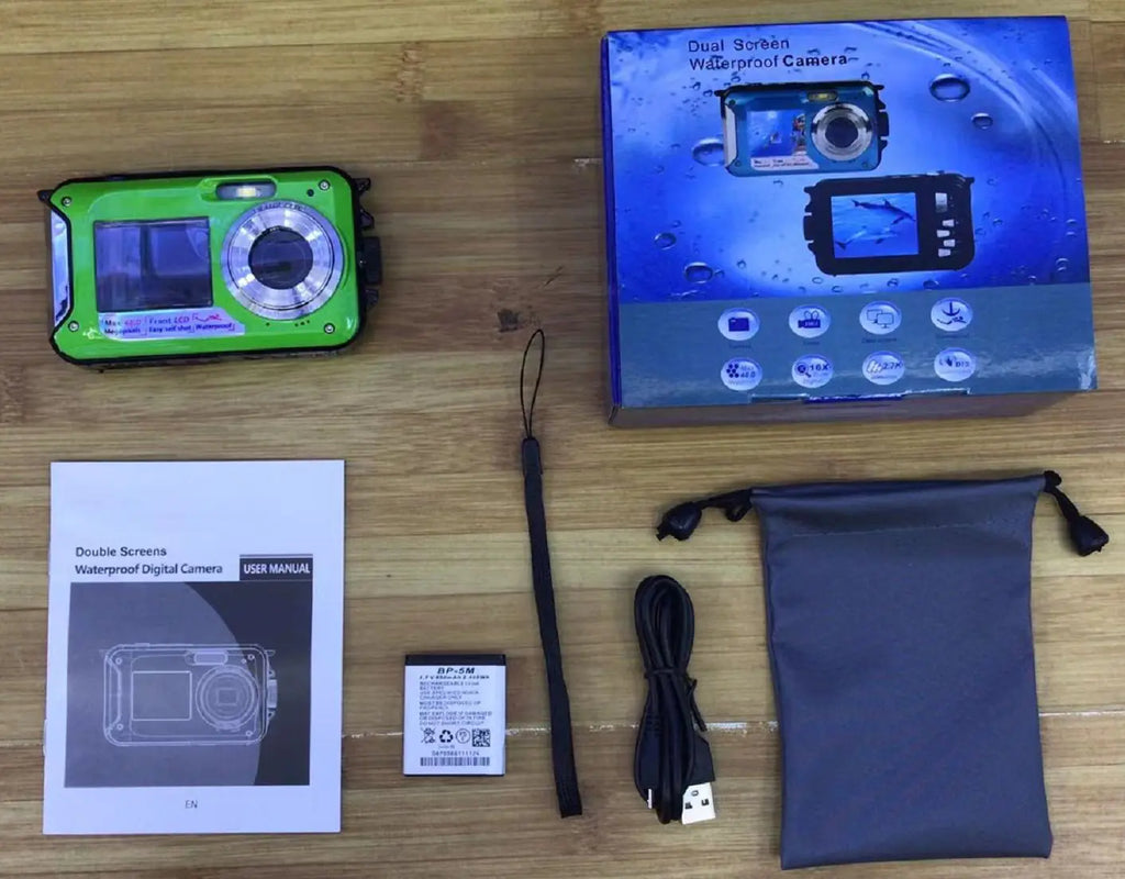 4800MP Waterproof Underwater Camera for Snorkeling