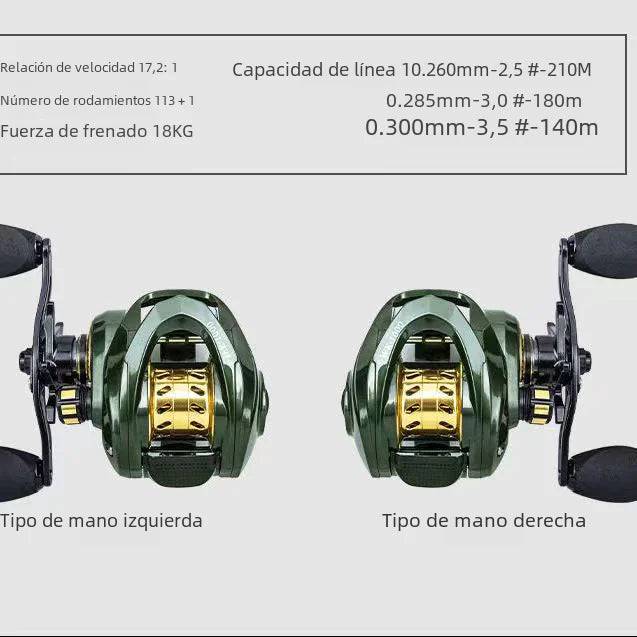 HEWEIU WK 1000 Gold Carving Line Cup Fishing Reel