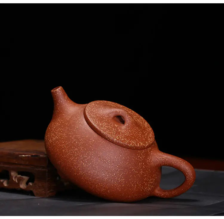 Yixing Teapot with Original Dragon Blood Clay Material