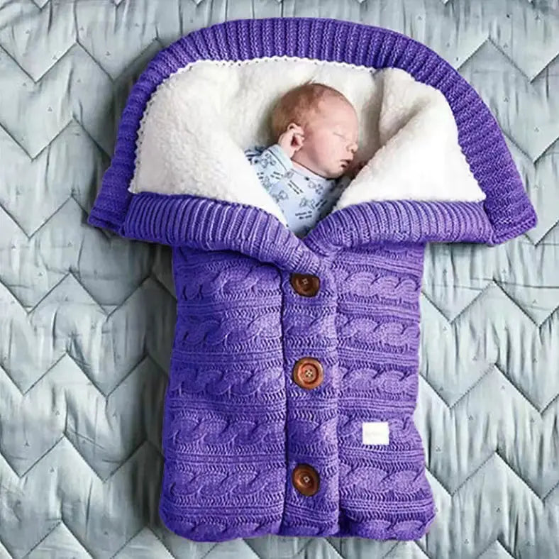 Autumn Winter Baby Stroller Sleeping Bag with Buttons