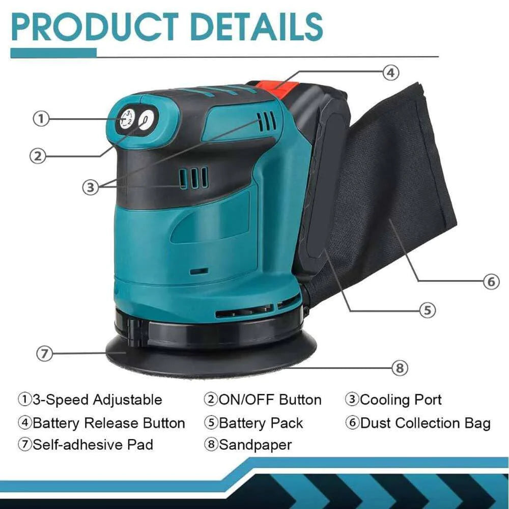 Power Polish Electric Sander & Grinder