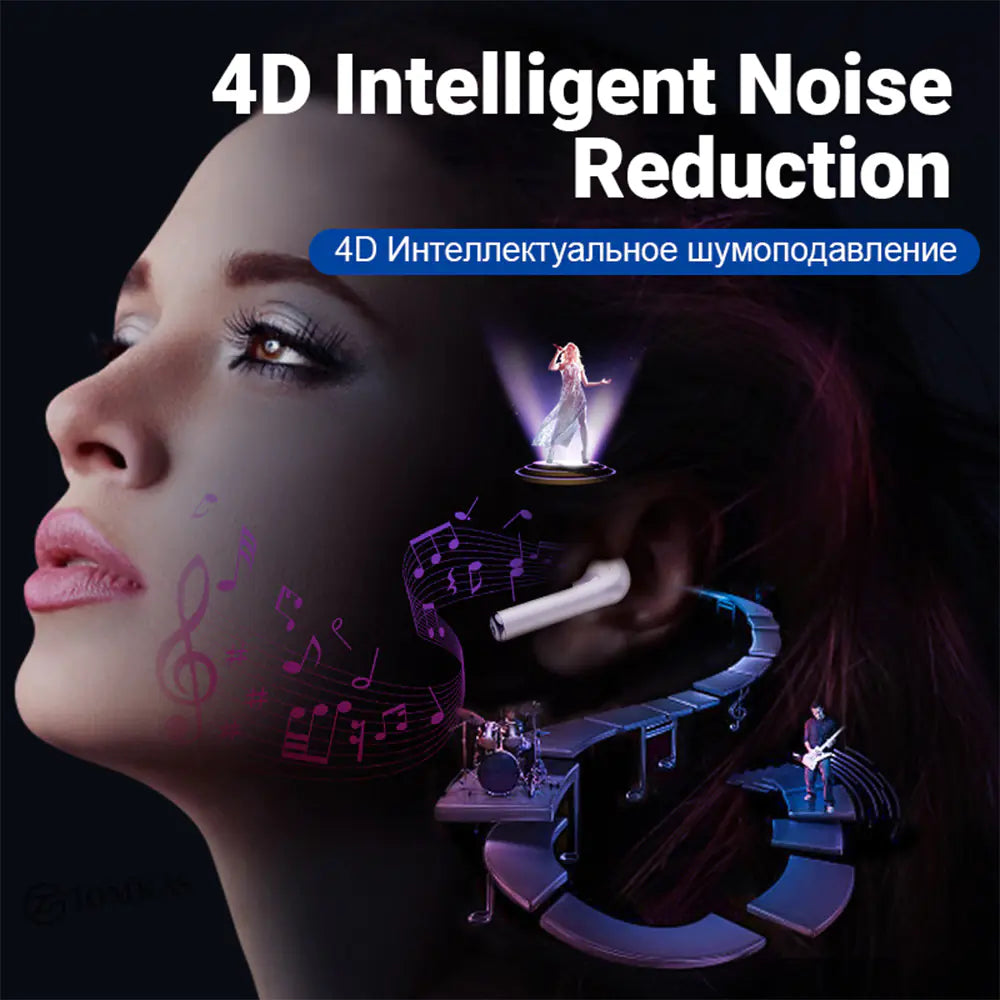 i90000 Pro TWS Bluetooth Earbuds with Volume Control