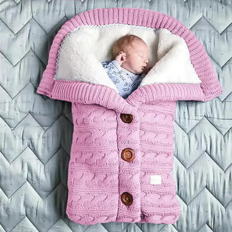 Autumn Winter Baby Stroller Sleeping Bag with Buttons