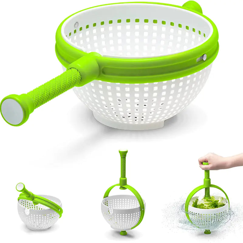 Scratch Resistant Nylon Salad Spinner Colander